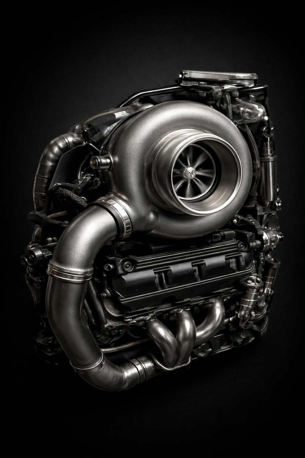 Realistic Turbo Engine Mobile Cover Design – Digital Download