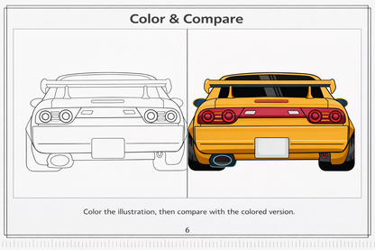 Car Collection – Group Coloring Book (Digital Download)