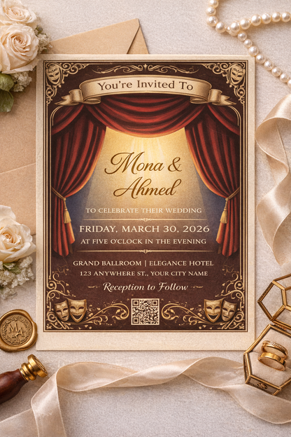 Theater Event Poster Template – Digital Download