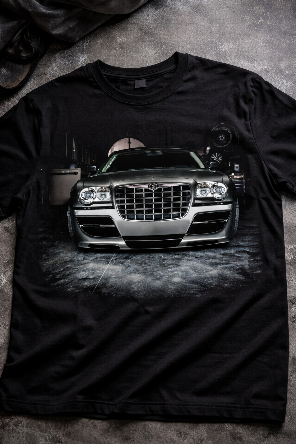 Luxury Black Sedan Automotive Wall Art – Digital Download