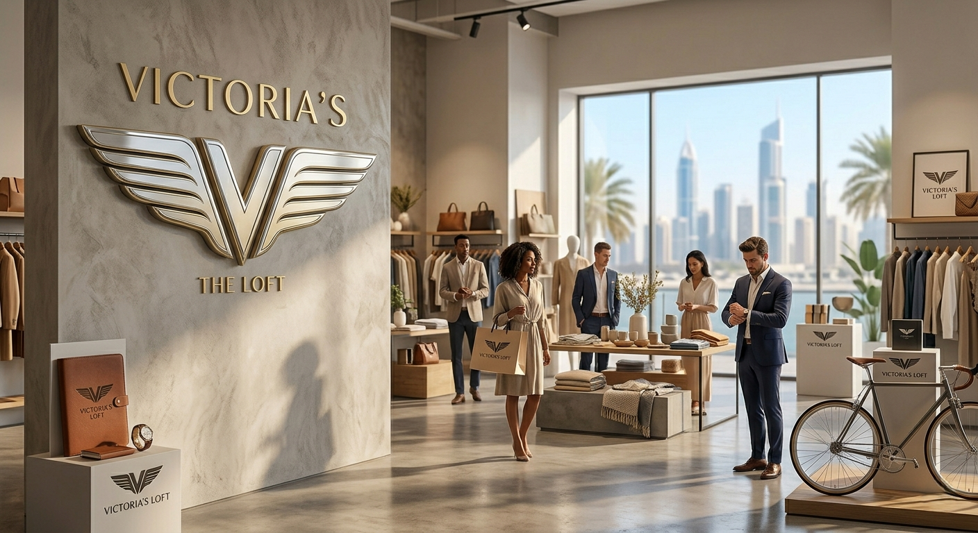 Luxury Wing Emblem Logo – Minimal Metallic Style (Digital Download)