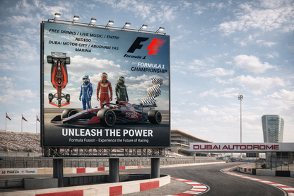 Formula 1 Championship Event Poster Template – Digital Download