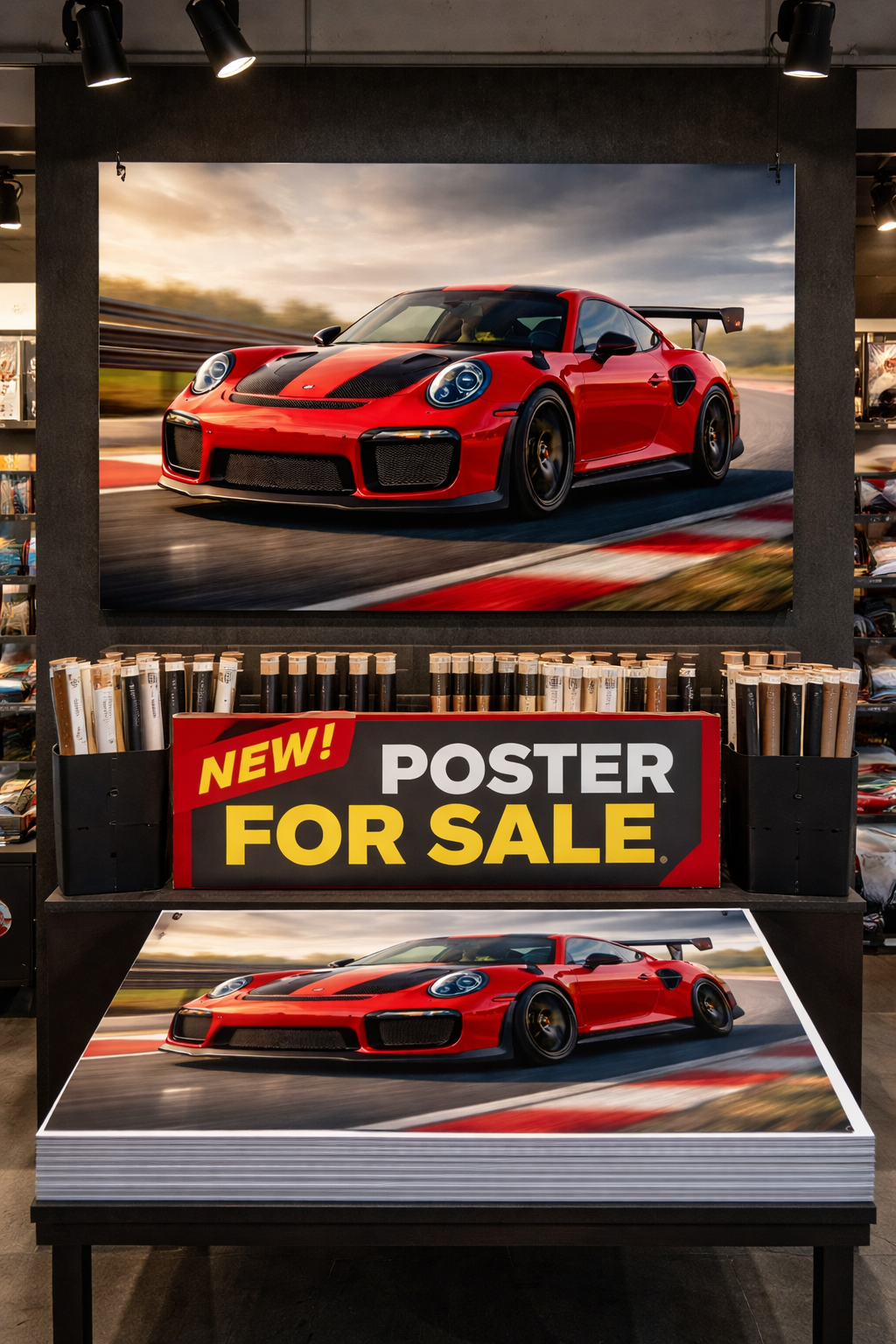 Racing Sports Car Hoodie Mockup Art – Digital Download