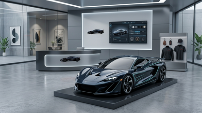Futuristic Hypercar Concept Art – Luxury Sports Car (Digital Download)