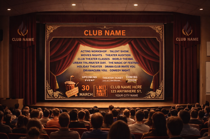 Theater Event Poster Template – Digital Download