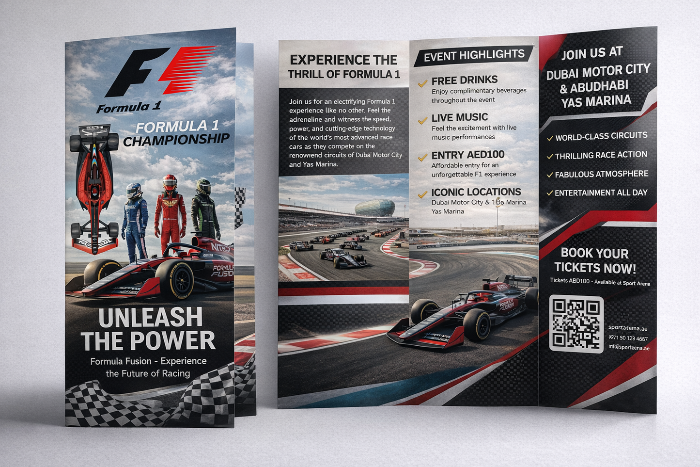 Formula 1 Championship Event Poster Template – Digital Download