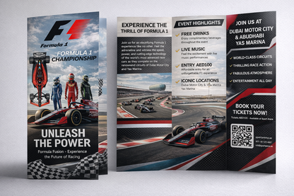 Formula 1 Championship Event Poster Template – Digital Download