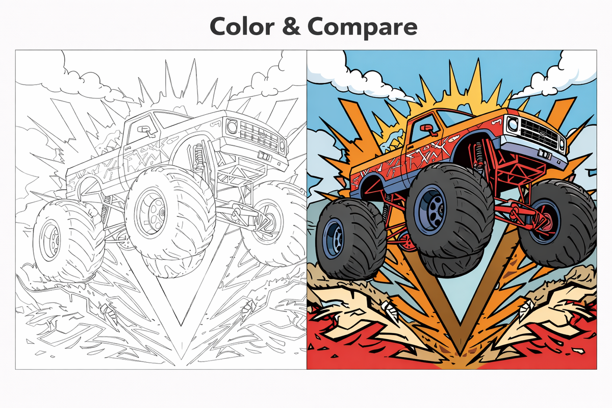 Car Collection – Group Coloring Book (Digital Download)