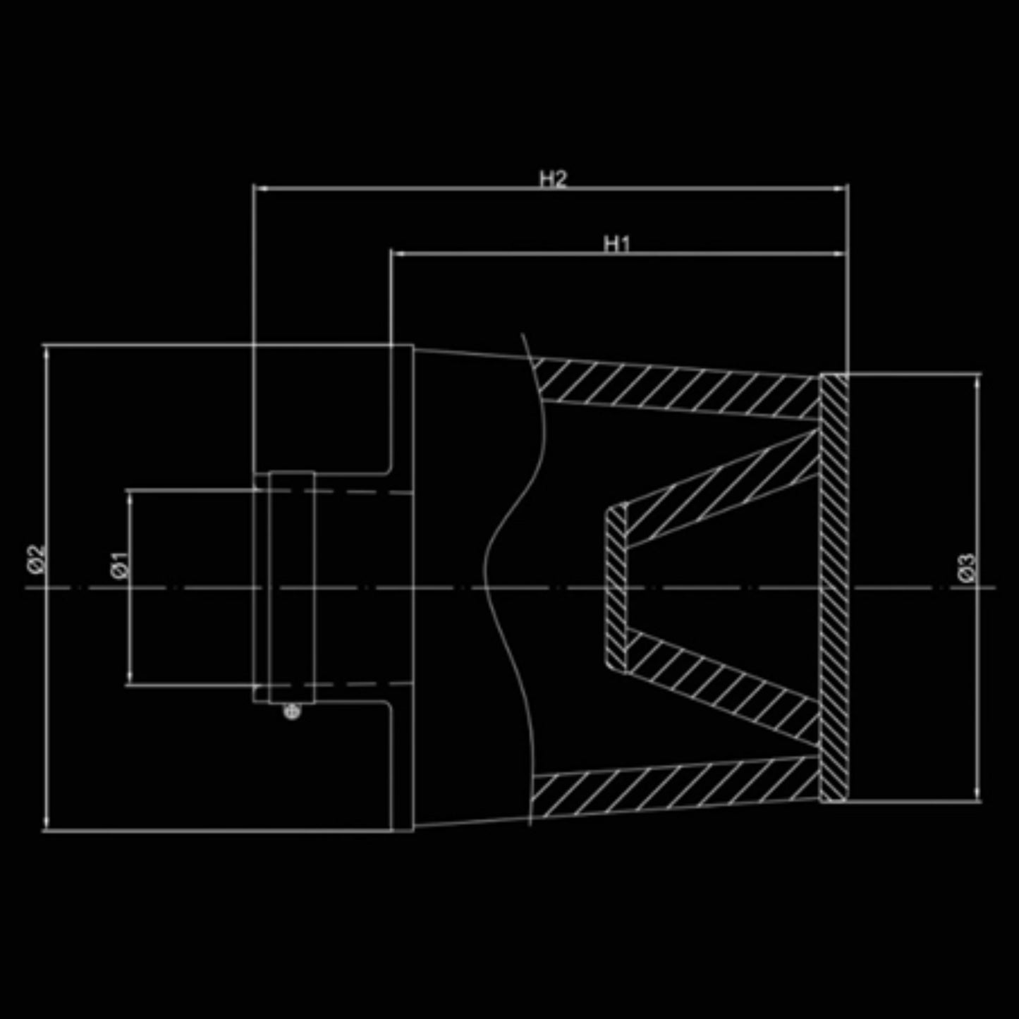 BMC FBTW150-206P DOUBLE DIRECT INDUCTION FILTER PLASTIC TOP