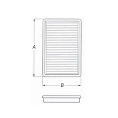 BMC FB224/01 Drop-In air filter for MERCEDES-Benz E63 AMG, CLS63 AMG, G63 AMG, GLE63 AMG, ML63 AMG, S63 AMG (V8 5.5L M157 engine) - 2pcs required