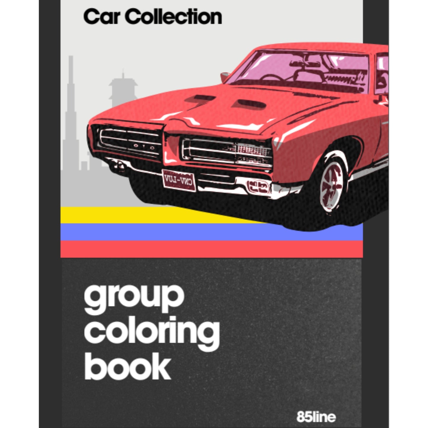 Car Collection – Group Coloring Book (Digital Download)