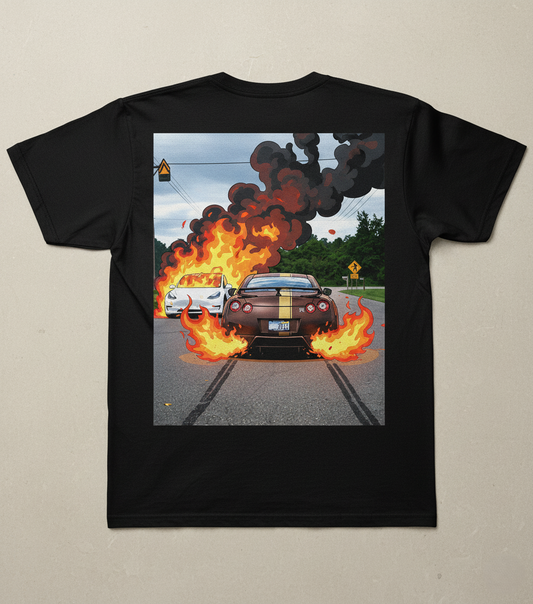 Burnout Street Racing Automotive Art – Digital Download