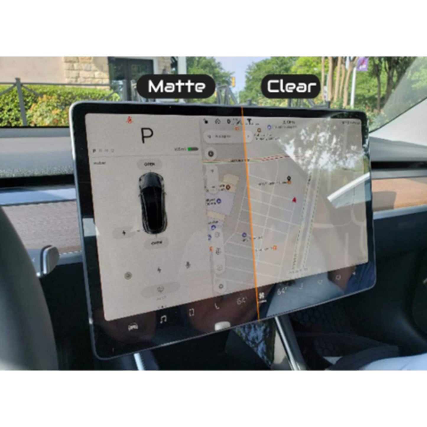 Tempered Glass Screen Protector for Tesla Model 3 & Model Y