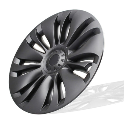 19-Inch Wheel Covers for Tesla Model Y – Matte Black (Set of 4)