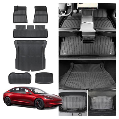 All-Weather Floor Mats for Tesla Model 3 Highland 2024 – Full Set