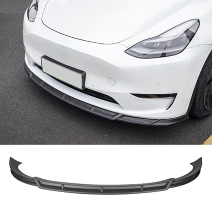 Front Lip Splitter for Tesla Model Y – Matte & Glossy Carbon Fiber Options