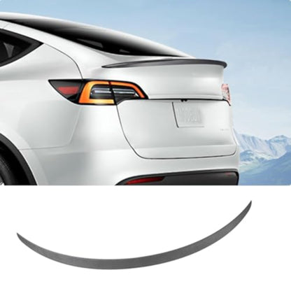 Rear Spoiler for Tesla Model Y – Matte & Glossy Carbon Fiber Finish