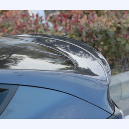 Rear Spoiler for Tesla Model Y – Matte & Glossy Carbon Fiber Finish