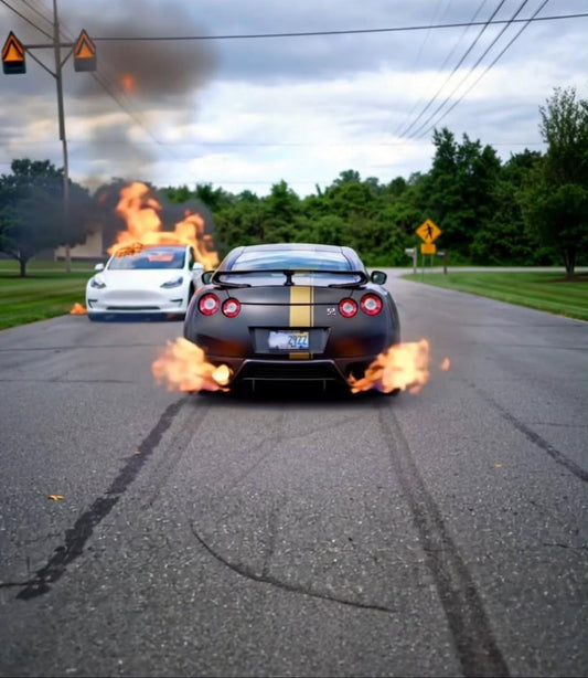 Burnout Street Racing Automotive Art – Digital Download