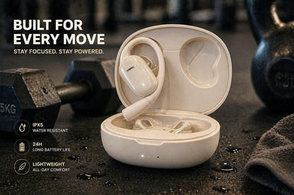 SafeBuds™ Wireless Earbuds – Hear more, Feel Nothing (All-day comfort & Clear Sound