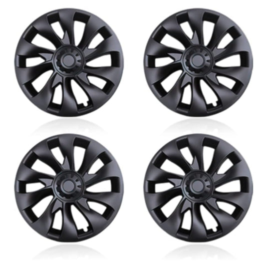 18-Inch Wheel Covers for Tesla Model 3 – Matte Black (Set of 4)