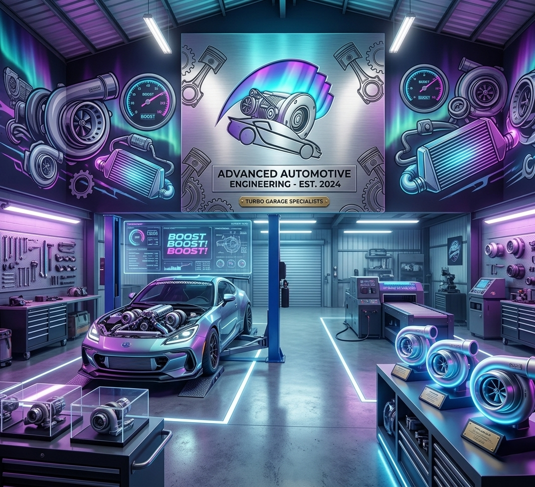 Automotive Turbo Logo Template – Digital Download