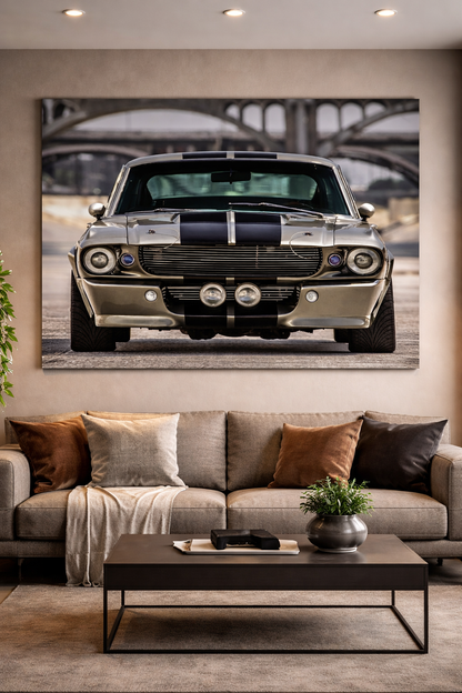 Classic Muscle Car Garage Wall Art – Digital Download