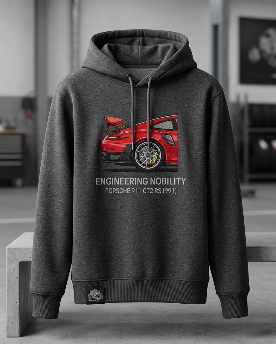 Red Supercar Rear Profile Automotive Wall Art – Digital Download
